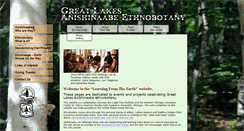 Desktop Screenshot of learningfromtheearth.org